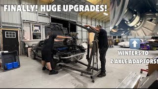 WERE BACK New 15JZ Engine Harness and Winters Diff to 350z Axle adaptors [upl. by Tevis]