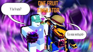 Jugando One Fruit Simulator con Joffyonefruits 😎 [upl. by Petey]