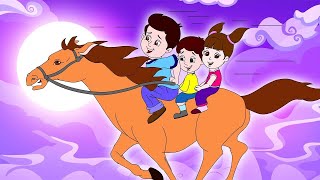 लकड़ी की काठी  Lakdi ki kathi  Popular Hindi Children Songs  Animated Songs by JingleToons [upl. by Enimajneb]