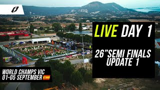 Jitsie  UCI World Championships Vic 2021  26” SemiFinals Update 1 [upl. by Aiam]