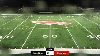 Frankton vs MadisonGrant IHSAA FOOTBALL [upl. by Ardnoet198]