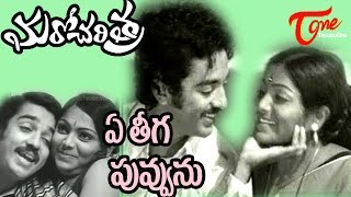 Ye Theega Poovuno Song  Maro Charithra Movie Songs  Kamal Haasan  Saritha [upl. by Lorrimor276]