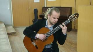 Agustin Barrios Mangore  Prelude in cminor [upl. by Haland]