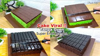 TANPA OVEN ENAK BANGET  2 RESEP CAKE VIRAL KETAGIH ANTI GAGAL COCOK BUAT IDE JUALAN [upl. by Assecnirp]