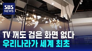 TV 꺼도 검은 화면 없다…CES서 첫선 보인 첨단 가전  SBS [upl. by Dadelos]