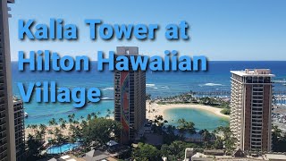 Kalia Tower at Hilton Hawaiian Village  Room Tour [upl. by Slack]