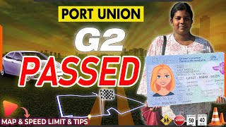 Port Union G2 Road Test Passed  Real Road Test With Instructions Map and Tips [upl. by Ettesil]