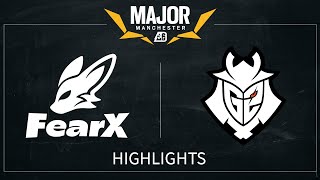 HIGHLIGHTS FearX vs G2 Esports  BLAST R6 Major Manchester 2024 Phase 1  17 May 2024 [upl. by Ennovart]