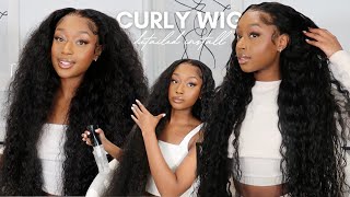 THE PERFECT SUMMER CURLY WIG DETAILED INSTALL  WIGGINS HAIR [upl. by Ddarb]