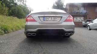 Mercedes Benz CLS 500 Sound Exhaust [upl. by Walker]