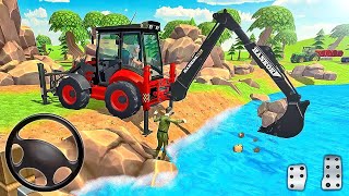 JCB 3DX BACKHOE LOADER BUS SIMULATOR INDONESIA DRIVING LIVE STREAM [upl. by Alexina]