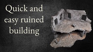 EPIC Warhammer Ruined Building Terrain [upl. by Noraa]