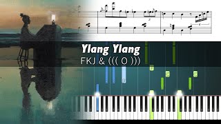 FKJ  Ylang Ylang  Piano Tutorial with Sheet Music [upl. by Heilner715]