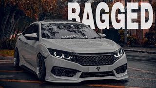 Bagged Civic X  Civic X on Air Suspension  BMW Style Lights  RGB Lava Style  Modified Civic [upl. by Enttirb]