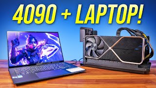 RTX 4090 Gaming Laptop 🤯 eGPU Comparison with Desktop [upl. by Rollie]