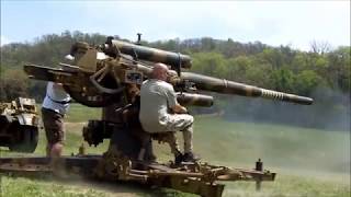 Flak 37 “German 88“ Firing Compilation [upl. by Aicinat]