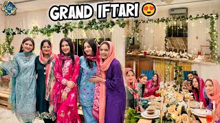 SISTROLOGY FAMILY KI GRAND IFTARI ♥️  Decor Py Aag Lag Gai 🔥  Mama amp Behno Ka Reaction 😍 [upl. by Inej]