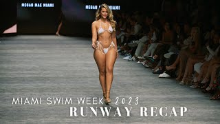 Marissa DuBois Runway Walks  Miami Swim Week 2023  4k Footage [upl. by Allison]