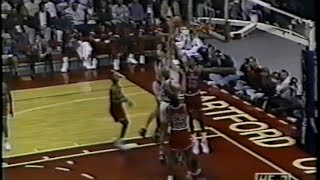 Joe Kleine Putback Dunk and Poster on Ellison 1991 [upl. by Amleht]