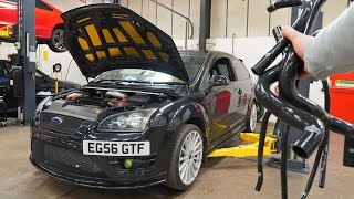 THE WORST THING TO HAPPEN TO YOUR ST WHILE DRIVING  SILICONE RADIATOR HOSE INSTALL ON THE ST [upl. by Ribble]