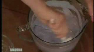 Martha Stewart Demonstrates How To Make a Silicone Candle Mold [upl. by Nnoj]