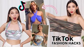 Testing More Viral TikTok Fashion Hacks [upl. by Eninnej]