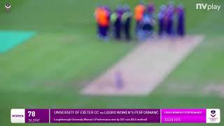 Loughborough Womens Performance v Exeter BUCS Final [upl. by Dwan939]