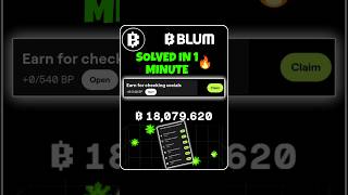 Earn For Checking Social 🔥 Blum cryptokhans blum shorts [upl. by Onivag]