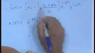 Lecture  3 Damped Oscillator  II [upl. by Ietta]