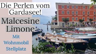 201 Malcesine und Limone Vielleicht die schönsten Orte am Gardasee Mit Wohnmobilstellplatz [upl. by Ybrek]