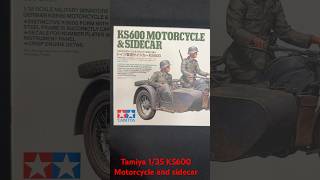 NEW tool Tamiya KS600 motorcycle and sidecar [upl. by Esilana928]