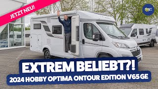 2024 Hobby Optima ONTOUR Edition V65 GE 🤩  Reisemobil  Test amp Kaufberatung  Camperland Bong [upl. by Acimaj]