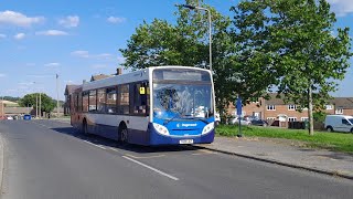 Soon to be withdrawn Stagecoach Yorkshire 22c to Barnsley MAN 18240LF ADL Enviro300 22637 [upl. by Kallick]