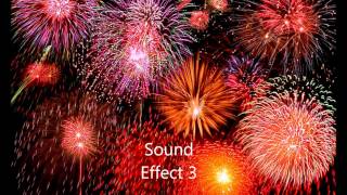 Fireworks Sound Effect With 6 Different Firework Sounds [upl. by Ytinirt]