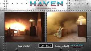 Haven Fire Safety  Living Room Fire Suppression [upl. by Jollenta636]