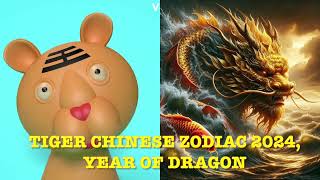 TIGER CHINESE ZODIAC 2024 YEAR OF DRAGON CAREER JOBS LOVE AND HEALTH [upl. by Frayda]