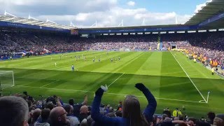 Leonardo Ulloa penalty vs West Ham22 170416 [upl. by Ardrey]