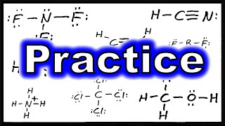 Lewis Theory VII Practice with Lewis Structures [upl. by Schulein]