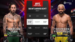 Marlon Vera vs Deiveson Figueiredo  FULL FIGHT in 2 Minutes [upl. by Mehcanem]