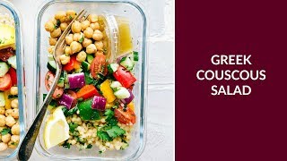 Greek Couscous Salad [upl. by Sanfo538]