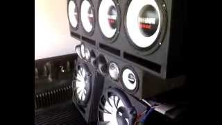 Corsa PickUp Som Tomahawk 4x12quot e 2x15quot [upl. by Wilek]