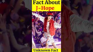 Fact about jhope  Fact  Fact in Hindi  Unknown Fact jhope bts viral shorts trending [upl. by Ellekcir]