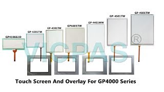 For Proface GP4000 Series Touch And Overlay Membrane Keypad Lcd Display And Plastic Case Replace [upl. by Kohl101]