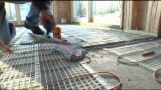 ThermoSoft Radiant Floor heating on DIY  10 Grand in Your Hand [upl. by Shirberg]