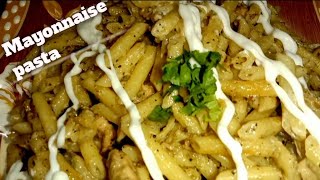 Mayonnaise pasta recipe  ready with few ingredients  kitchen Queen Eshaal [upl. by Eenaj]