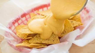 Best Homemade Nacho Cheese Sauce Recipe  Football Food [upl. by Celina]