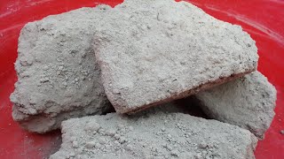 Reused Cement Ashes Dusty Crumbling DRY Powder PLAY 🤤softnoiseasmr [upl. by Ramirol]