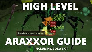 High Level Araxxor Guide 2021  All Phases  How To Solo Skip  Tuck Shop [upl. by Nnylrahc511]