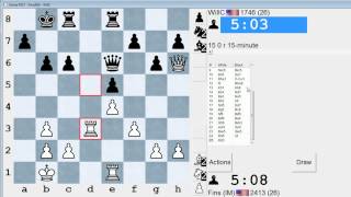 Standard Chess 169 IM Bartholomew vs WillC Philidor Defense [upl. by Akirdnuhs]