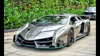 LAMBORGHINI VENENO  750 HP LAMBO KING  Driving  SOUND  Delivery to Lamborghini Miami [upl. by Sylas]